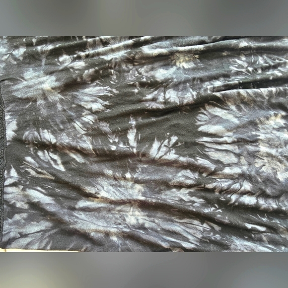 EMPYRE ZUMIEZ Skater Black & Gray Tie Dye Lace Tank Soft Midi Dress Zip up Back - Picture 5 of 10